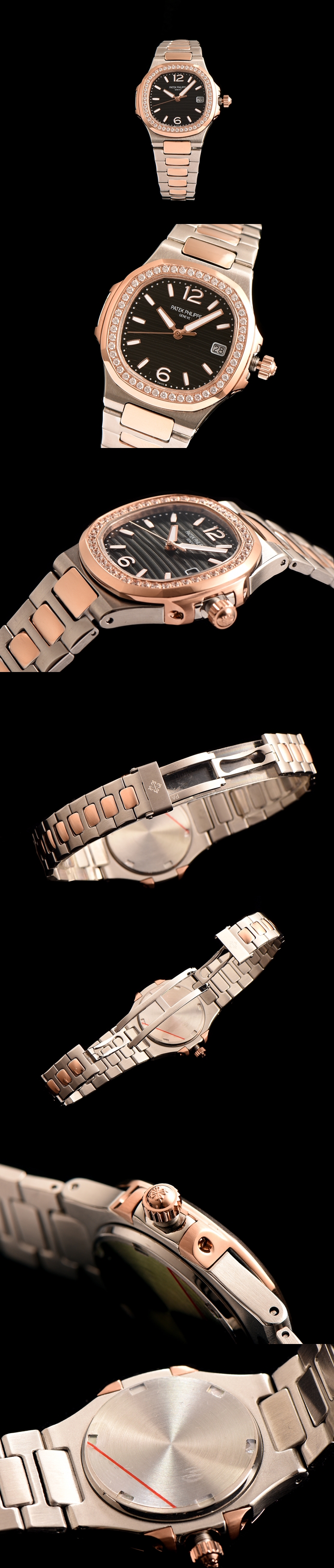 파텍필립 여성용 노틸러스-47 쿼츠 34mm